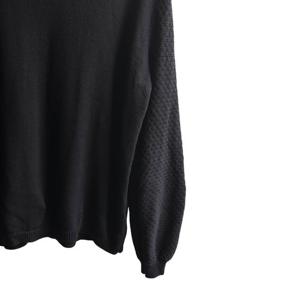 DISTURBIA Embroidered Roses Cotton Blend Crew Neck Sweater XL - Picture 5 of 7